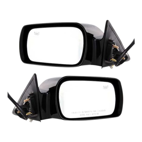 Driver and Passenger Side Mirror, Power Adjust, Heated, Non-Folding, Paintable, No Signal Light, No Memory, No Puddle Light, No Auto-Dimming, No Blind Spot Feature