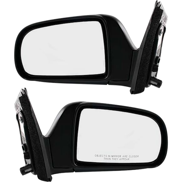 Driver and Passenger Side Mirror, Manual Adjust, Non-Heated, Manual Folding, Paintable, No Signal Light, No Memory, No Puddle Light, No Auto-Dimming, No Blind Spot Feature
