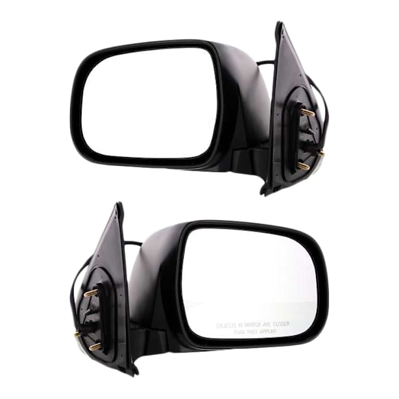 Driver and Passenger Side Mirrors, Power, Manual Folding, Non-Heated, Textured Black, No Signal Light, No Memory, No Puddle Light, No Auto-Dimming, No Blind Spot Feature