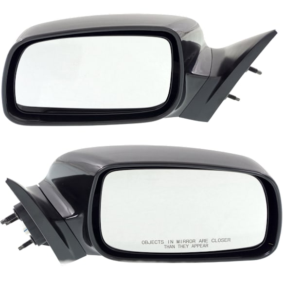 Driver and Passenger Side Mirror, Power Adjust, Non-Heated, Non-Folding, Paintable, No Signal Light, No Memory, No Puddle Light, No Auto-Dimming, No Blind Spot Feature