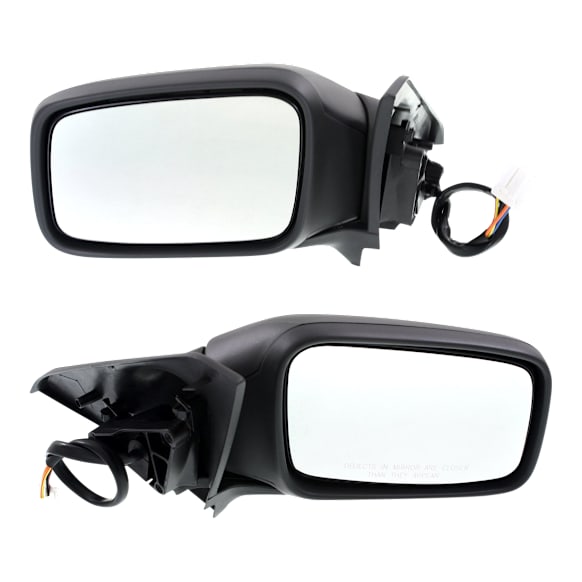 2000-2004 Volvo S40 - Driver and Passenger Side Mirrors, Power, Manual Folding, Heated, Paintable, No Signal Light, No Memory, No Puddle Light, No Auto-Dimming, No Blind Spot Feature