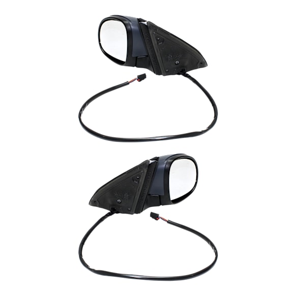 Driver and Passenger Side Mirrors, Power, Power Folding, Heated, Paintable, In-housing Signal Light, With memory, With Puddle Light, No Auto-Dimming, No Blind Spot Feature