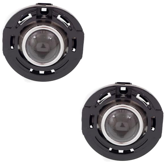 Front, Driver and Passenger Side Halogen Fog Light, With bulb(s), CAPA Certified