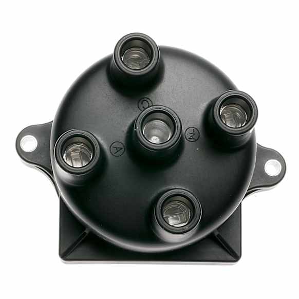 JH-101 Standard OE Replacement Distributor Cap - Black, Direct Fit, Sold individually