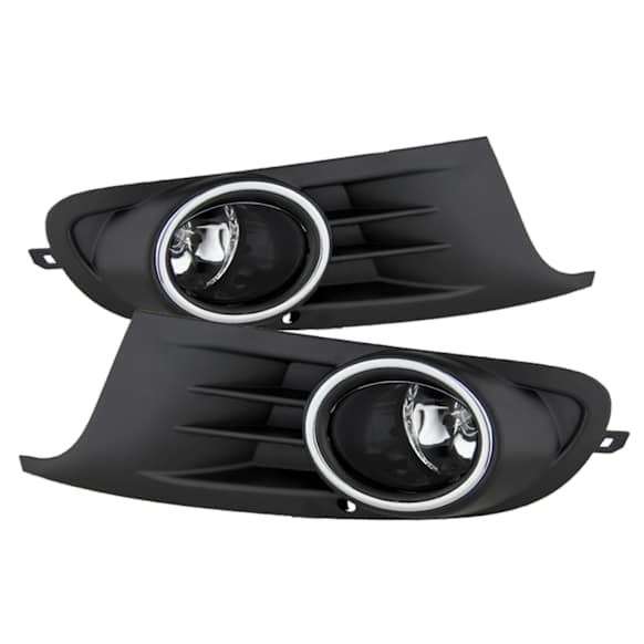 5076182 Front, Driver and Passenger Side Halogen Fog Light, With bulb(s), Factory Series