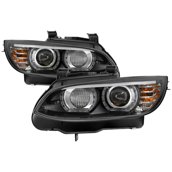 2009 BMW 335i xDrive - Driver and Passenger Side Halogen Headlight, With bulb(s), Clear Lens, Black Interior, Signature Series