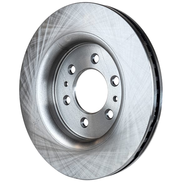 Front, Driver or Passenger Side Brake Disc, Plain Surface, Vented, 6 Lugs, 13.78 in. Disc Diameter, Pro-Line Series