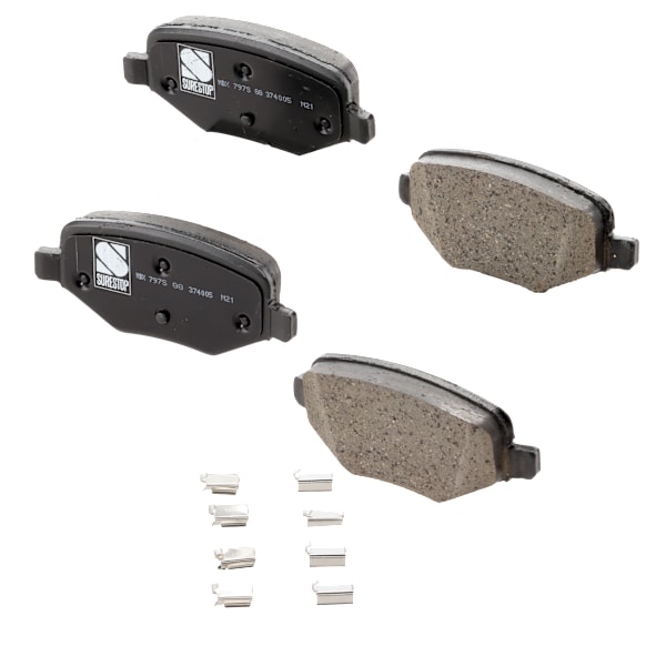 2017 Ford Taurus - Rear Ceramic Brake Pad Set, Except Performance Package, Pro-Line Series