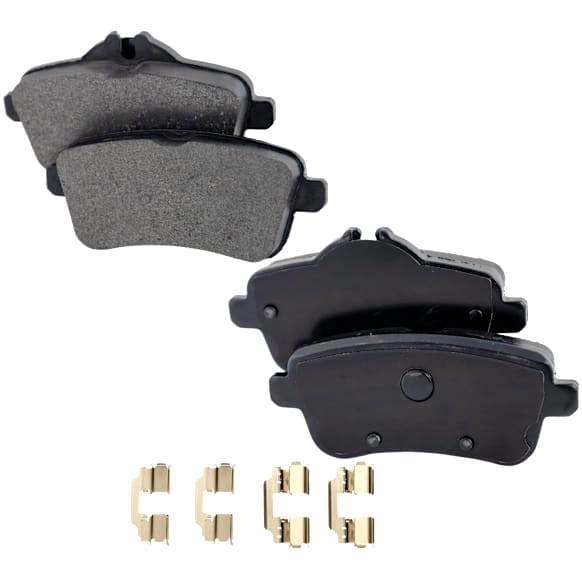Rear Brake Pad Set, Includes Shims and Hardware