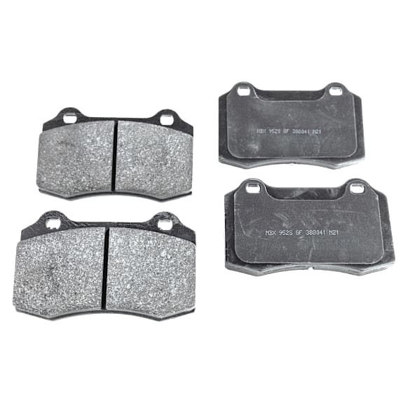 2004 Jaguar XJR - Rear Organic Brake Pad Set, Supercharged; Manual Operated Parking Brake, Pro-Line Series