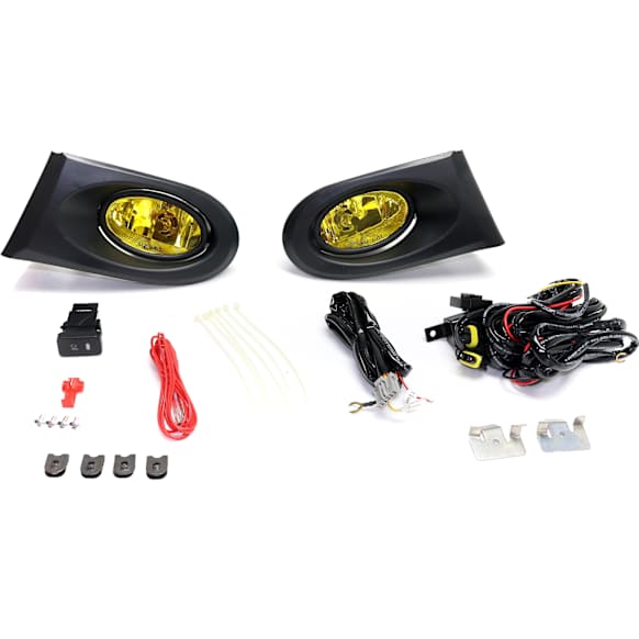 Front, Driver and Passenger Side Halogen Fog Light, With bulb(s)