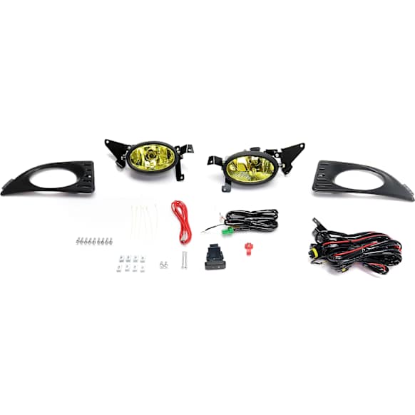 Front, Driver and Passenger Side Halogen Fog Light, With bulb(s)