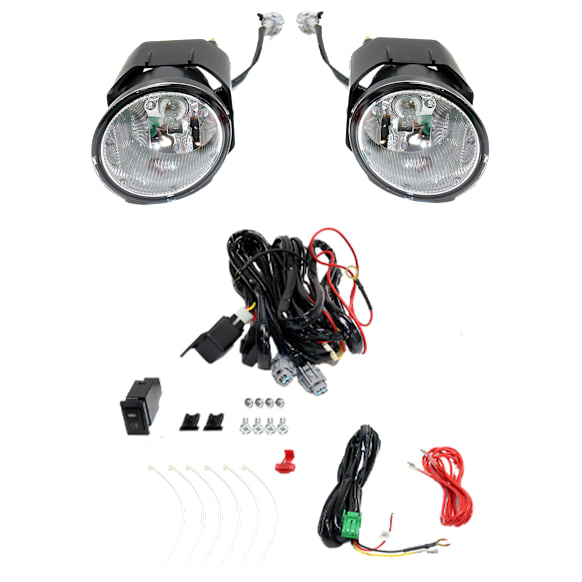 Front, Driver and Passenger Side Halogen Fog Light, With bulb(s)