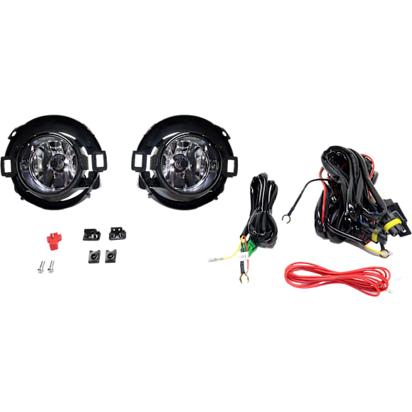 Front, Driver and Passenger Side Fog Light, With bulb(s), Halogen
