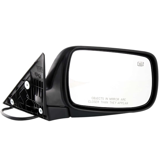 Passenger Side Mirror, Power, Manual Folding, Heated, Paintable, No Signal Light, No Memory, No Puddle Light, No Auto-Dimming, No Blind Spot Feature