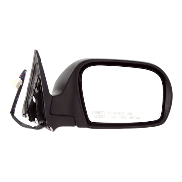 2008 Subaru Impreza - Passenger Side Mirror, Power Adjust, Heated, Textured Black, Manual Folding, No Signal Light, No Blind Spot Feature, No Memory, No Puddle Light, No Auto-Dimming