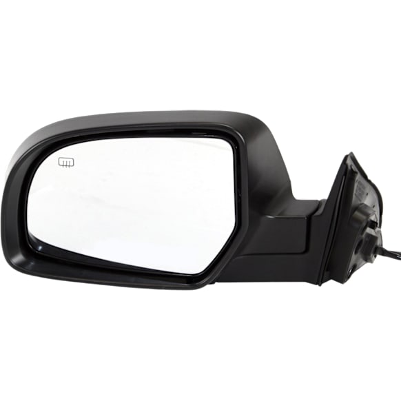2014 Subaru Legacy 2.5i - Driver Side Mirror, Production Date Up To August 2013, Power Adjust, Heated, With 1 Paintable and 1 Textured Black Cap, Manual Folding, No Signal Light, No Blind Spot Feature, No Memory, No Puddle Light, No Auto-Dimming