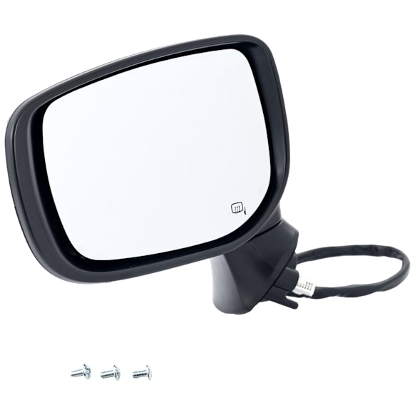 2017-2019 Subaru Impreza - Driver Side Mirror, Power Adjust, Heated, Manual Folding, Paintable, No Signal Light, No Memory, No Puddle Light, No Auto-Dimming, With Blind Spot Detection in Glass