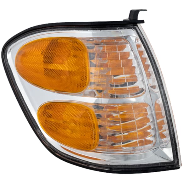 Front, Passenger Side Turn Signal Light, With bulb(s), Halogen, Double Cab, with Production Date Up to August 2004