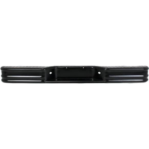 1999 Ford Ranger - Step Bumper, Requires Bumper Mounting Kit PN[97200]; Will Not Fit Vehicle With Factory Installed Hitch, Painted Black, Face Bar and Pads, Without mounting bracket(s)