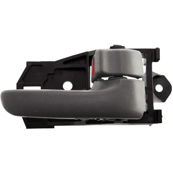 Front or Rear, Passenger Side Interior Door Handle, Gray, With Door Lock Button