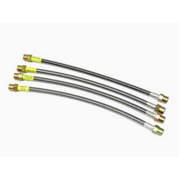 RP 6996-DC Brake Hose Set Steel Braided with Clear Protective Jacket - Replaces OE Number 99 5522 108
