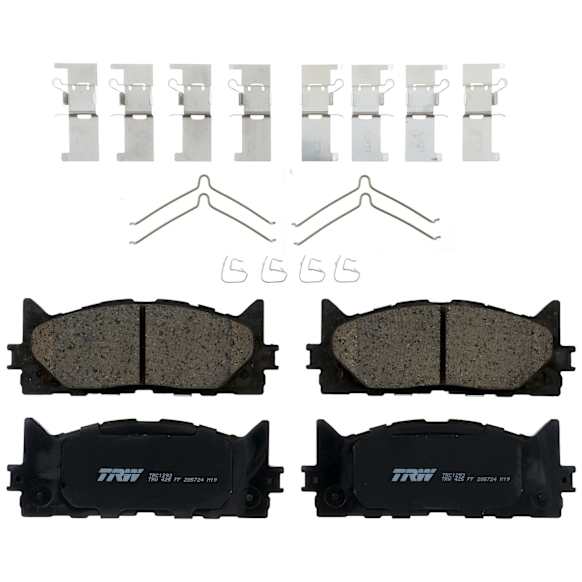 TRC1293 Front Premium Braking Series Ceramic Brake Pad Set