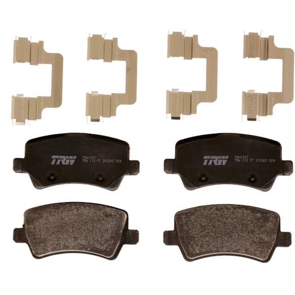 TRH1307 Rear Premium Braking Series Semi-metallic Brake Pad Set