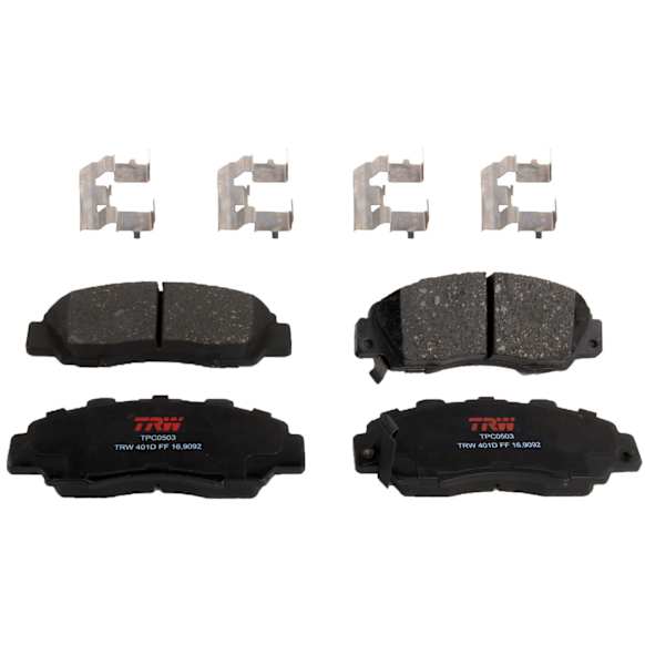 2001 Honda CR-V - Front Ceramic Brake Pad Set, Premium Braking Series