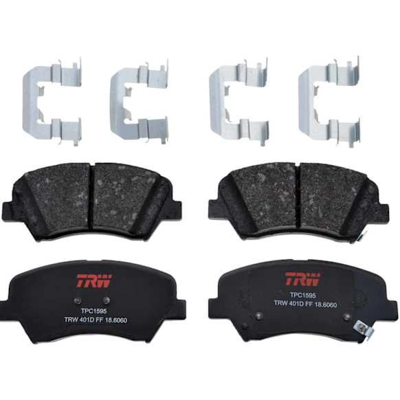 2016 Hyundai Veloster - Front Ceramic Brake Pad Set, Production Date To January 26 2015, Premium Braking Series