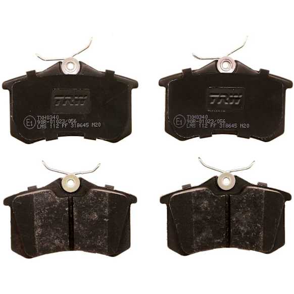 TXH0340 Rear Premium Braking Series Semi-metallic Brake Pad Set