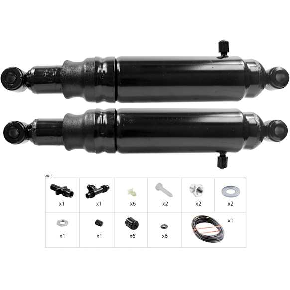 MA771 Rear, Driver and Passenger Side Air Shock, RWD, Max-Air Series