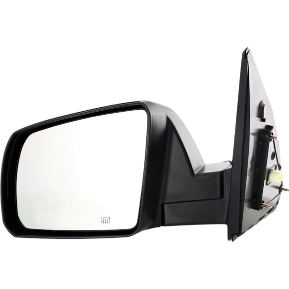 2007 Toyota Tundra Base - Driver Side Mirror,  For Models With Cold Climate Specification, Power Adjust, Heated, Textured Black, Manual Folding, No Signal Light, No Blind Spot Feature, No Memory, No Puddle Light, No Auto-Dimming, Standard Cab Pickup