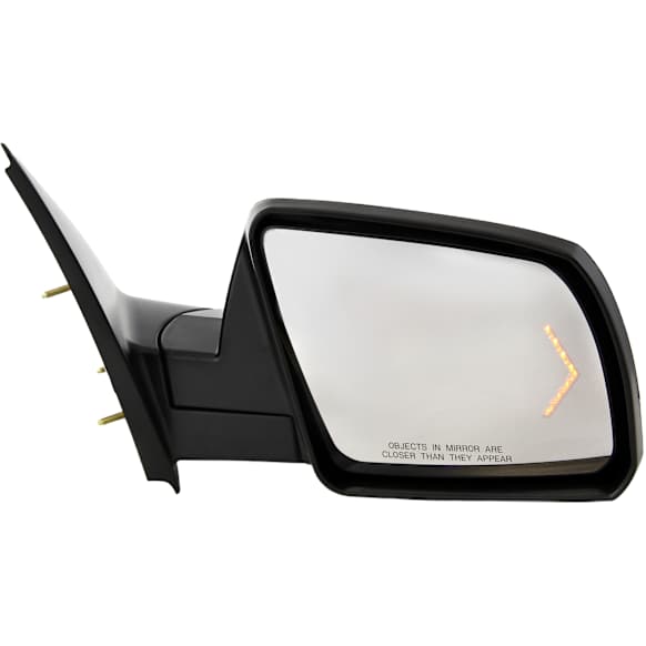 2012 Toyota Tundra Limited - Passenger Side Mirror, Power Adjust, Heated, Chrome, Power Folding, In-glass Signal Light, No Blind Spot Feature, No Memory, With Puddle Light, No Auto-Dimming