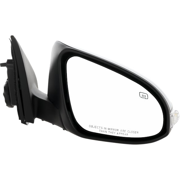 Passenger Side Mirror, Power, Manual Folding, Heated, Paintable, In-housing Signal Light, With memory, No Puddle Light, No Auto-Dimming, No Blind Spot Feature