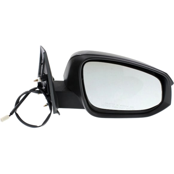 2014-2018 Toyota 4Runner - Passenger Side Mirror, Power, Manual Folding, Heated, Paintable, No Signal Light, No Memory, No Puddle Light, No Auto-Dimming, No Blind Spot Feature
