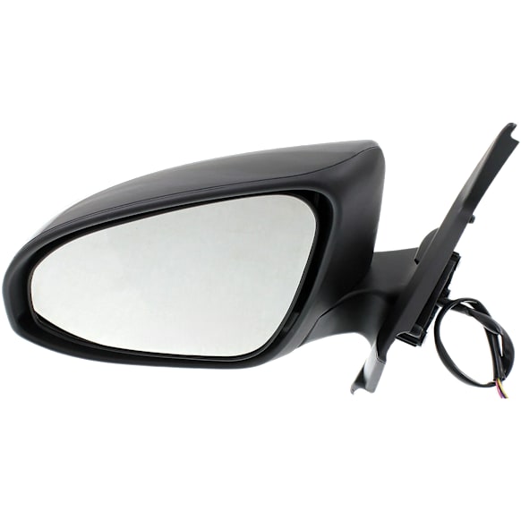 2015 Toyota Prius C Technology - Driver Side Mirror, Power Adjust, Non-Heated, Paintable, Manual Folding, In-housing Signal Light, No Blind Spot Feature, No Memory, No Puddle Light, No Auto-Dimming