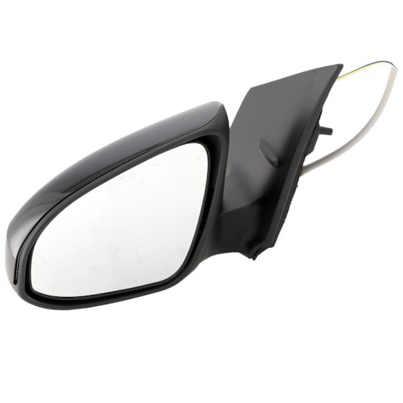 2016 Toyota Corolla - Driver Side Mirror, Power Adjust, Non-Heated, Paintable, Manual Folding, No Signal Light, No Blind Spot Feature, No Memory, No Puddle Light, No Auto-Dimming
