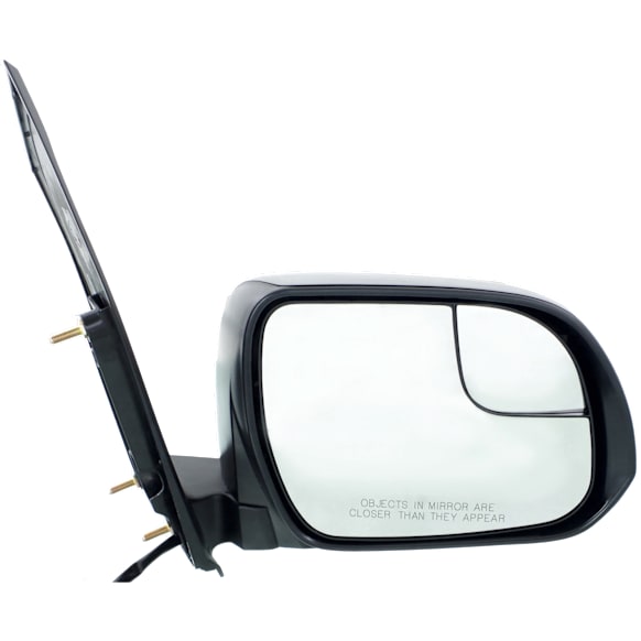 Passenger Side Mirror, Power Adjust, Non-Heated, Manual Folding, Textured Black, No Signal Light, No Memory, No Puddle Light, No Auto-Dimming, With Blind Spot Glass
