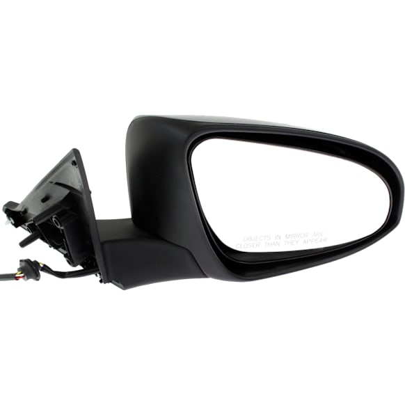 Passenger Side Mirror, Power Adjust, Heated, Manual Folding, Paintable, No Signal Light, No Memory, No Puddle Light, No Auto-Dimming, No Blind Spot Feature