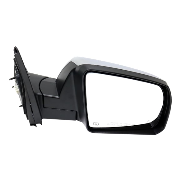 2014 Toyota Tundra - Passenger Side Mirror, For Models With Lane Change Assist, Power Adjust, Heated, Chrome, Manual Folding, No Signal Light, With Blind Spot Detection in Glass, No Memory, No Puddle Light, No Auto-Dimming