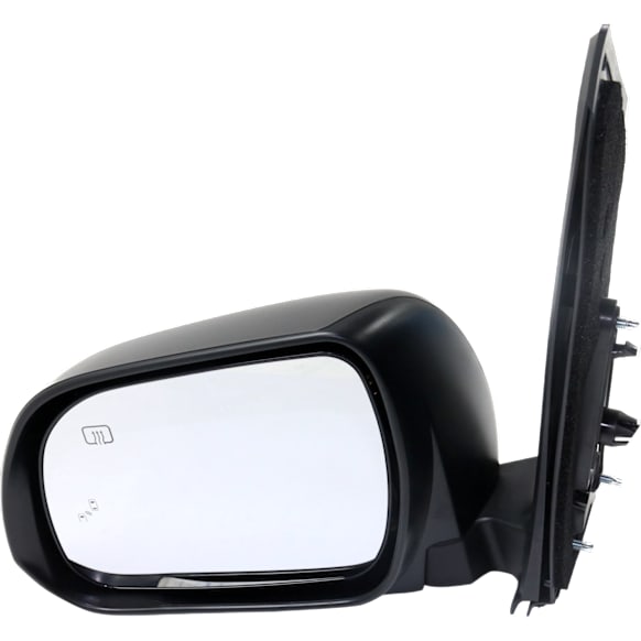 2014 Toyota Sienna - Driver Side Mirror, Power Adjust, Heated, Paintable, Manual Folding, No Signal Light, With Blind Spot Detection in Glass, No Memory, No Puddle Light, No Auto-Dimming