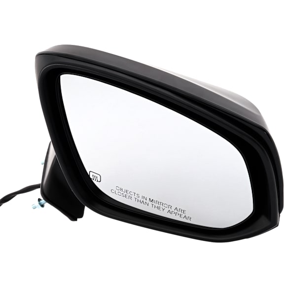 2024 Toyota Corolla Cross Hybrid S - Passenger Side Mirror, Power Adjust, Heated, Textured Black, Manual Folding, No Signal Light, No Blind Spot Feature, No Memory, No Puddle Light, No Auto-Dimming