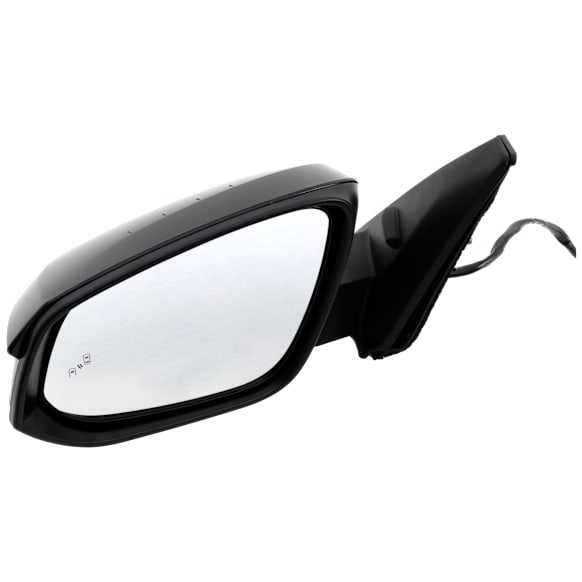 2023 Toyota 4Runner SR5 - Driver Side Mirror, For Models Without Side View Camera, Power Adjust, Heated, Paintable, Manual Folding, No Signal Light, With Blind Spot Detection in Glass, No Memory, No Puddle Light, No Auto-Dimming