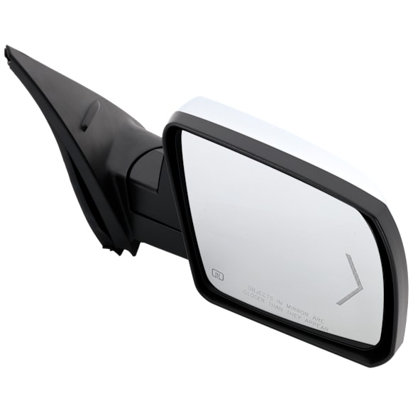 2014 Toyota Tundra Platinum - Passenger Side Mirror, For Models Without Lane Change Assist, Power Adjust, Heated, Chrome, Power Folding, In-glass Signal Light, No Blind Spot Feature, With Memory, With Puddle Light, No Auto-Dimming