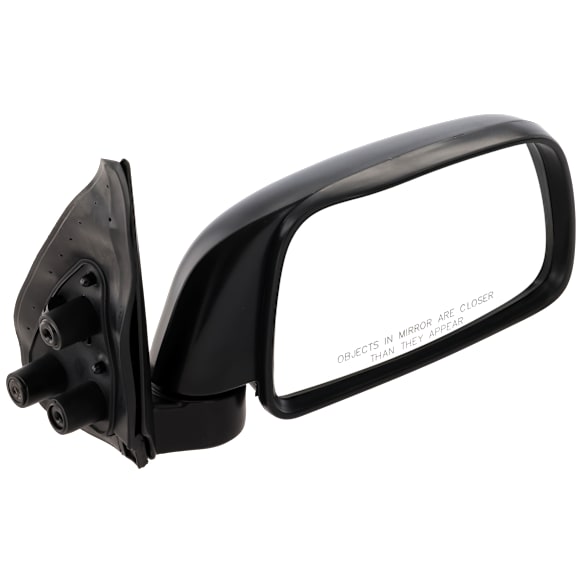 Passenger Side Mirror, Manual Adjust, Manual Folding, Non-Heated, Textured Black, No Signal Light, No Memory, No Puddle Light, No Auto-Dimming, No Blind Spot Feature