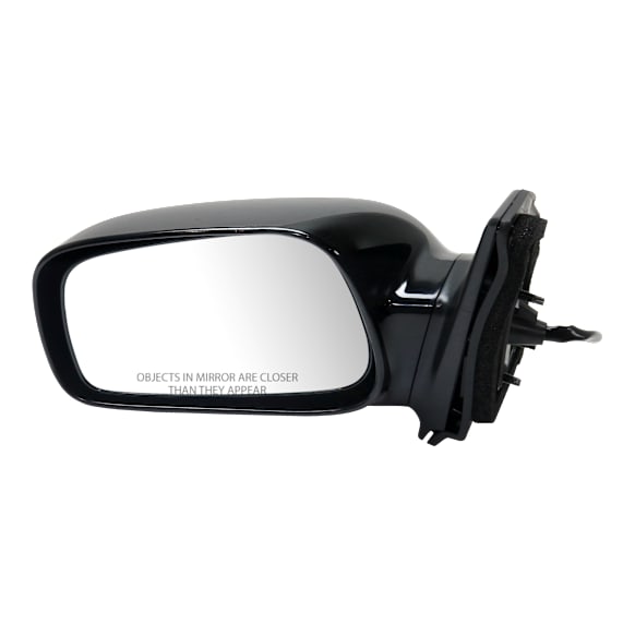 2007 Toyota Corolla - Driver Side Mirror, Power Adjust, Non-Heated, Paintable, Non-Folding, No Signal Light, No Blind Spot Feature, No Memory, No Puddle Light, No Auto-Dimming