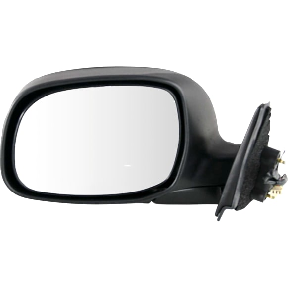Extended Cab Pickup Driver Side Mirror, Power Adjust, Non-Heated, Manual Folding, Paintable, No Signal Light, No Memory, No Puddle Light, No Auto-Dimming, No Blind Spot Feature