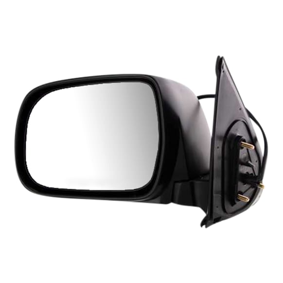 2005 Toyota Tacoma Base - Driver Side Mirror, Power Adjust, Non-Heated, Textured Black, Manual Folding, No Signal Light, No Blind Spot Feature, No Memory, No Puddle Light, No Auto-Dimming