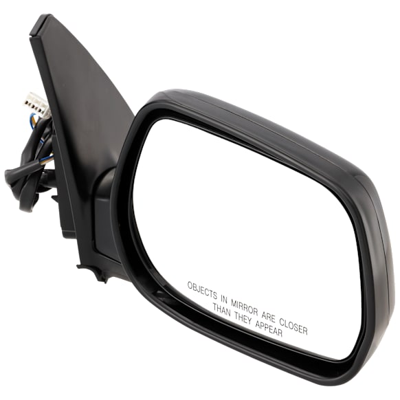 Passenger Side Mirror, Power, Manual Folding, Non-Heated, Paintable, No Signal Light, No Memory, No Puddle Light, No Auto-Dimming, No Blind Spot Feature